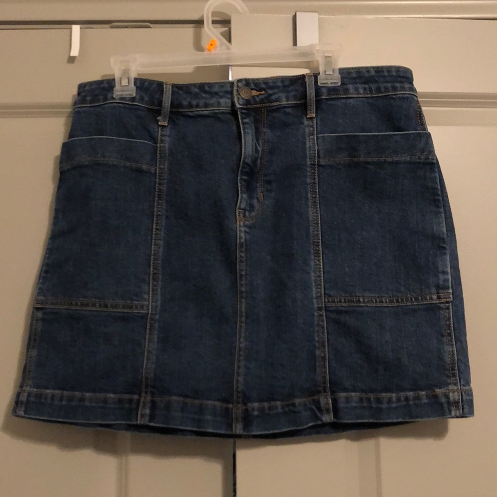 NWOT Denim Mini Skirt